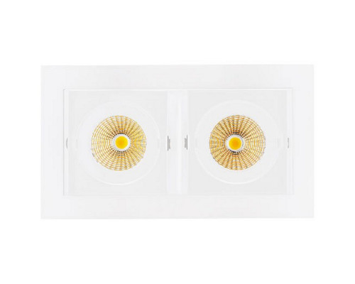 Встраиваемый светильник Arlight Cl-kardan CL-KARDAN-S180x102-2x9W Day (WH, 38 deg)