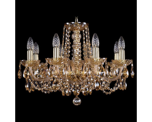 Подвесная люстра Bohemia Ivele Crystal 1402 1402/8/195/G/M721