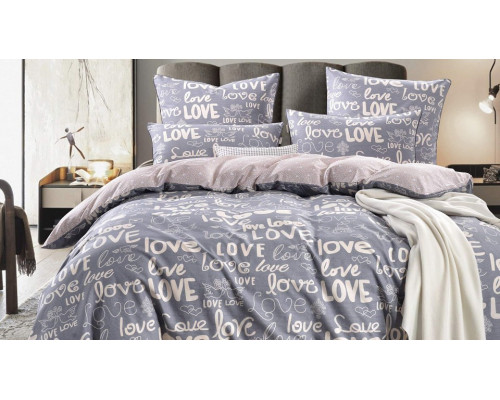 Постельное белье семейное Love