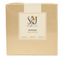 Простыня евростандарт S&J P