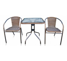 Набор уличный Асоль-2А TLH-037AR2/060SR-60х60 Cappuccino 2Pcs