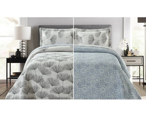 Покрывало с наволочками полутораспальное Cler