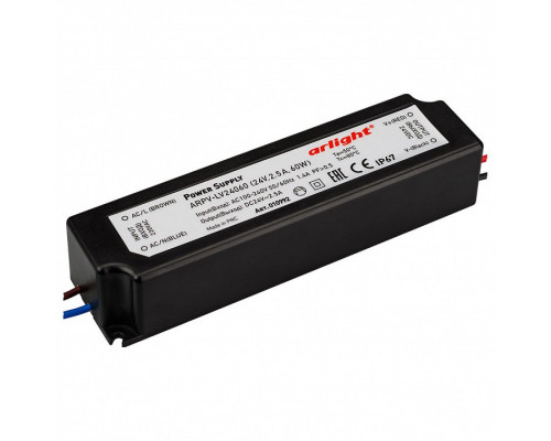 Блок питания Arlight  ARPV-LV24060 (24V, 2.5A, 60W)