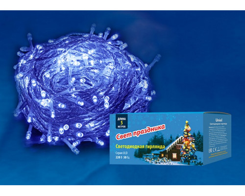 Гирлянда Нить Uniel ULD-S0500 ULD-S0500-050/DTA BLUE IP20