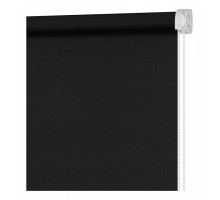 Штора рулонная (40x160 см) Плайн Черный Графит