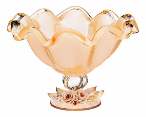 Чаша декоративная (23х16 см) White Cristal Honey Desy 647-756
