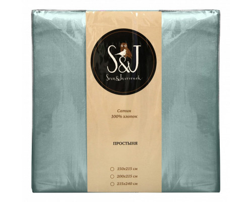 Простыня полутороспальная S&J S