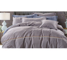 Постельное белье евростандарт Satin de Luxe Ромбикус