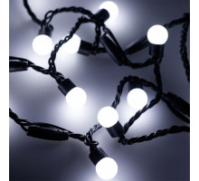 Гирлянда нить [10 м] Ball ARD-BALL-CLASSIC-D17.5-10000-BLACK-100LED WHITE (230V, 7W)