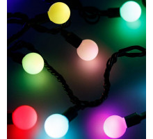 Гирлянда нить [20 м] Ball ARD-BALL-CLASSIC-D23-20000-BLACK-160LED RGB (230V, 7W)