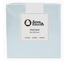 Простыня евростандарт S&J B
