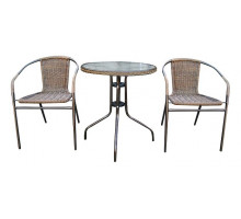 Набор уличный Асоль-1A TLH-037AR2/060RR-D60 Cappuccino 2Pcs