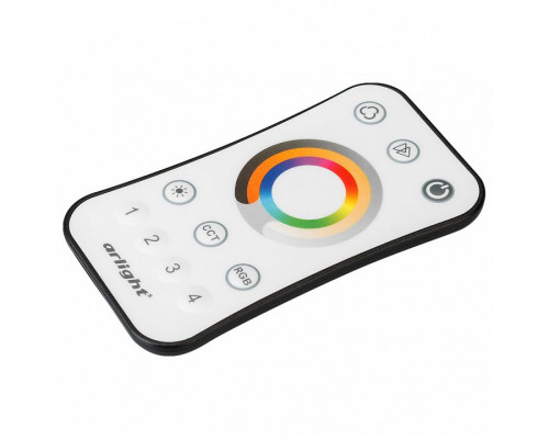 Пульт-регулятор цвета RGBW с сенсорным кольцом Arlight SMART-R SMART-R16-MULTI (4 зоны, 2.4G)