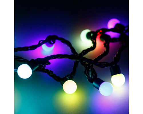 Гирлянда нить [20 м] Ball ARD-BALL-CLASSIC-D17.5-20000-BLACK-200LED RGB (230V, 14W)
