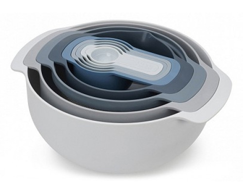 Набор из 9 мерных емкостей (28.5x28.5x14.5 см) Nest 9 Plus Sky 40101