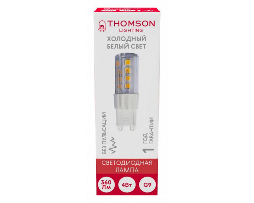 Лампа светодиодная Thomson G9 G9 4Вт 6500K TH-B4246