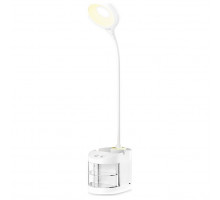 Настольная лампа офисная Ambrella DE56 DE561 WH белый LED 4200K 4W