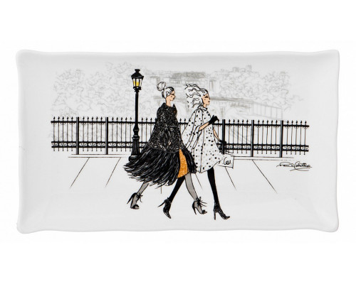 Блюдо декоративное (22х13 см) Fashion Queen 359-583