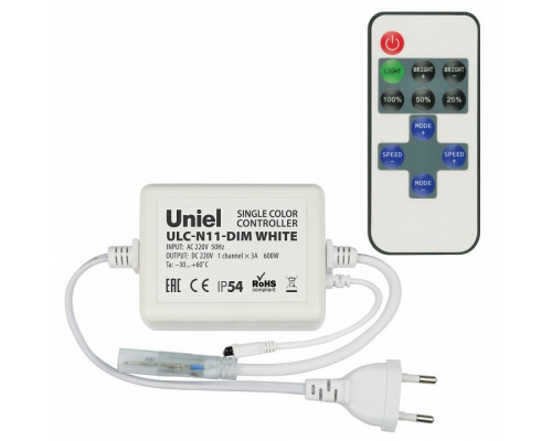 Контроллер-диммер с пультом ДУ Uniel ULC-G10 UL-00002277