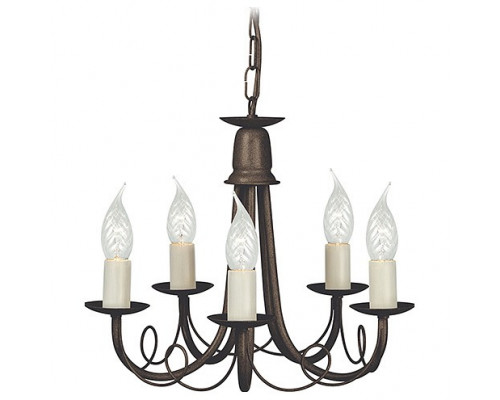 Подвесная люстра Elstead Lighting Minster MN5 BLK/GOLD
