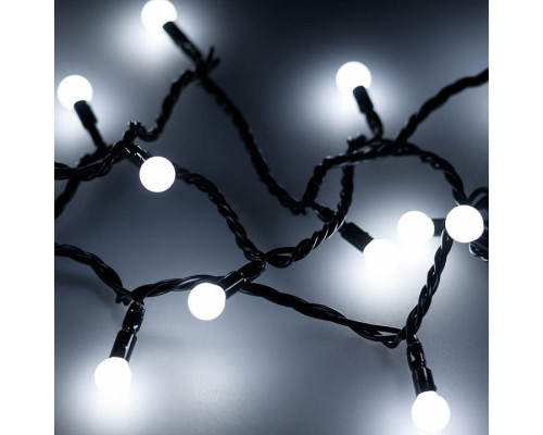 Гирлянда нить [5 м] Ball ARD-BALL-CLASSIC-D13-5000-BLACK-50LED WHITE (230V, 3.5W)