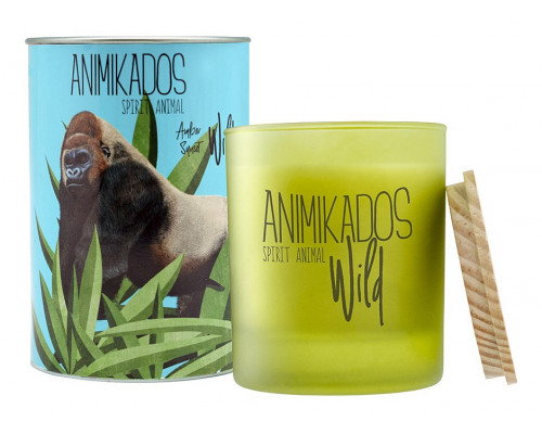Свеча ароматическая (9.9 см) Wild Gorilla - амбровый  VV040ABAW