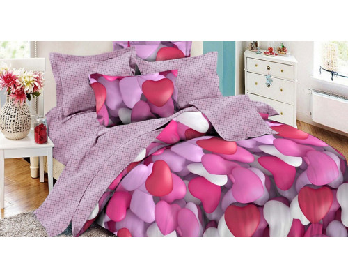 Постельное белье семейное Satin Lux