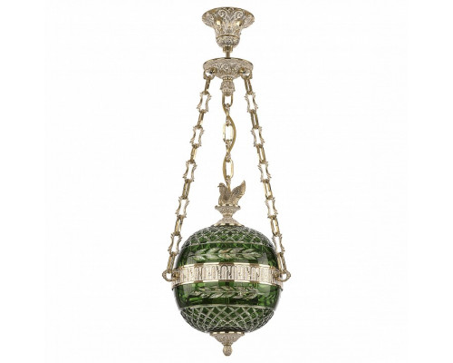 Подвесной светильник Bohemia Ivele Crystal 7100 71000P/25 GW Clear-Green/H-1J FS1S