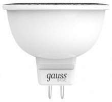 Лампа светодиодная Gauss Basic GU5.3 6.5Вт 3000K 1013517