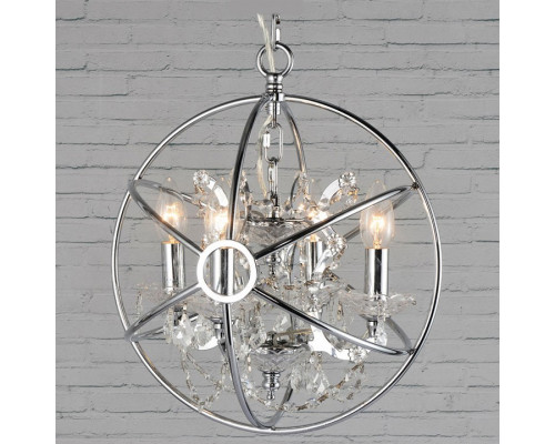 Подвесная люстра Loft it Foucaults orb crystal LOFT1896/4